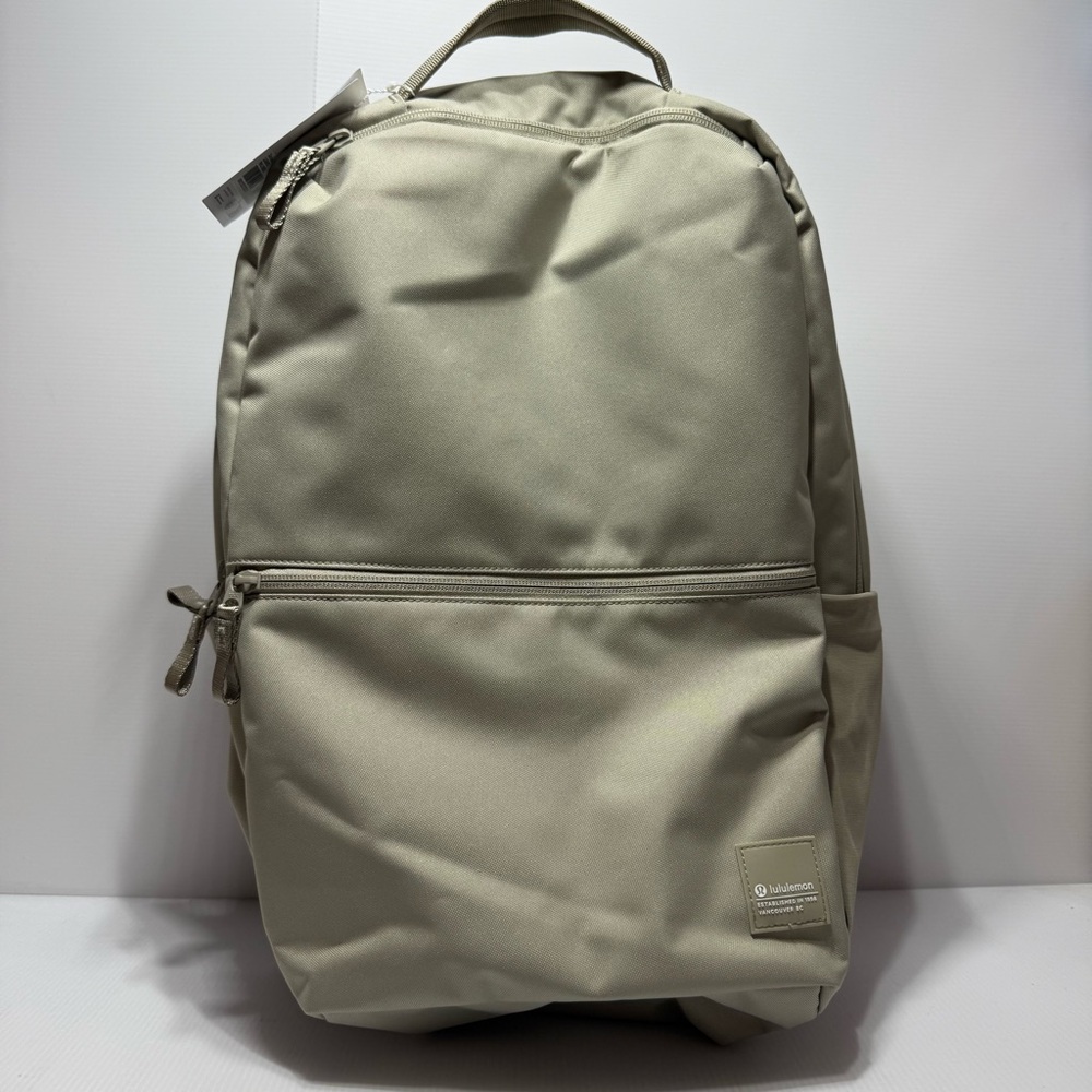 Lululemon Double Zip 22L Beige Backpack